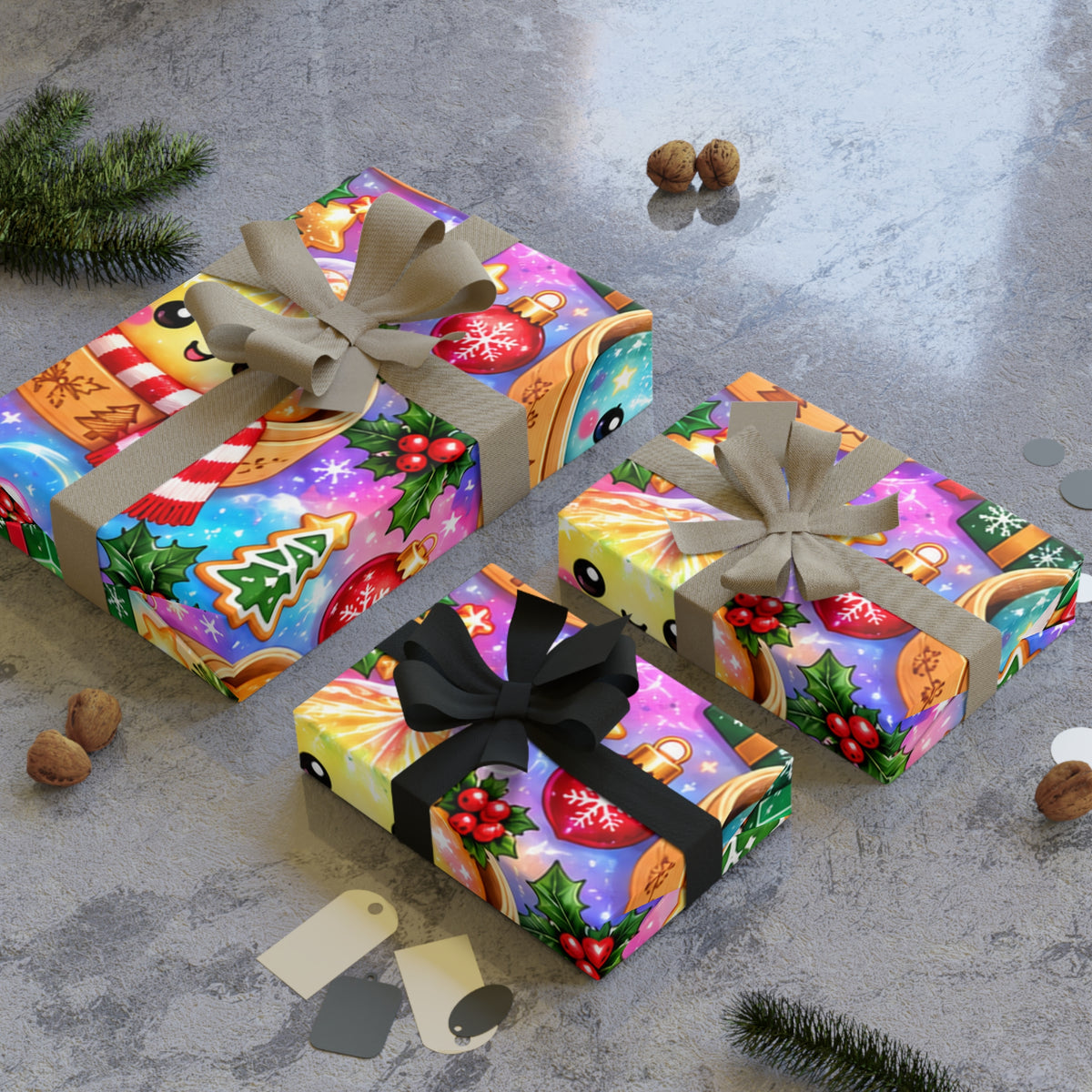 Viral Dumpling Holiday Wrapping Paper